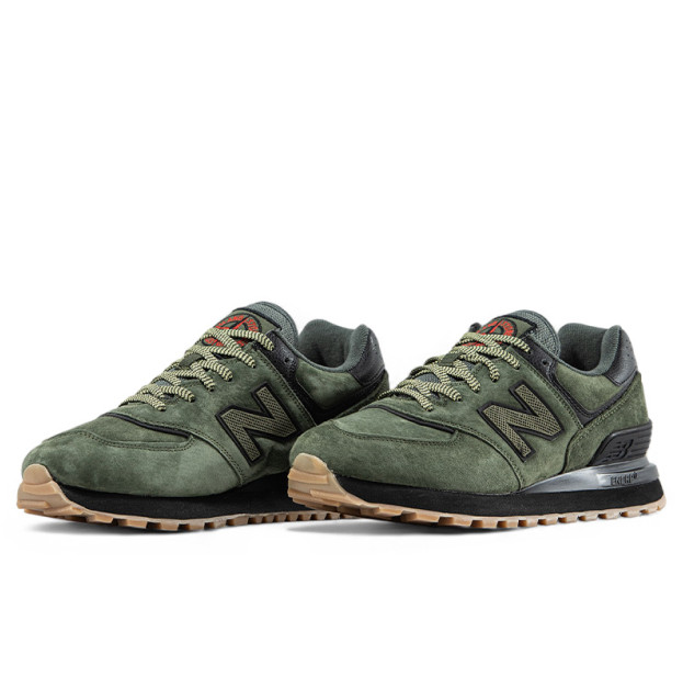 New Balance 574 x Stone Island Green Black