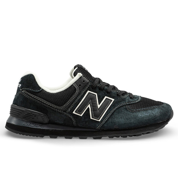 New Balance 574 Double Black White