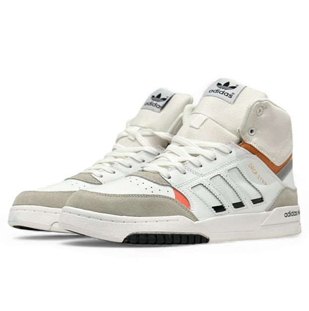 Adidas Drop Step White Orange З ХУТРОМ
