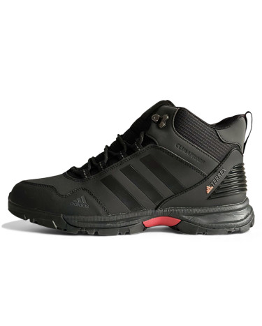 Adidas Terrex ClimaProof Mid Black Red with Fur