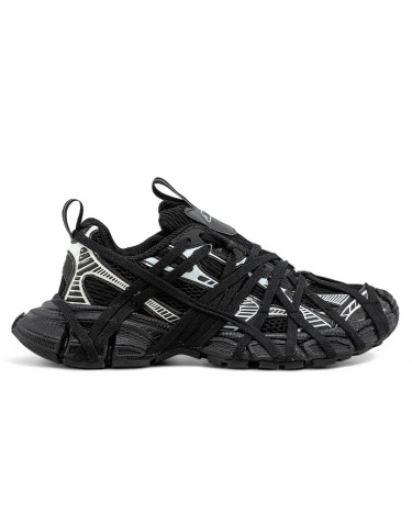 Balenciaga 3XL Extreme Lace Black Silver