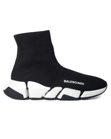 Balenciaga Speed Trainer 2.0 Knit Black White