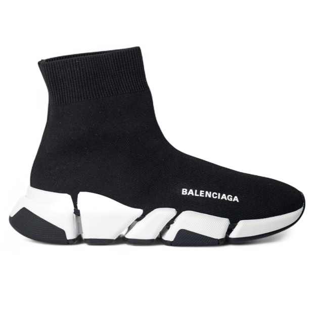 Balenciaga Speed Trainer 2.0 Knit Black White