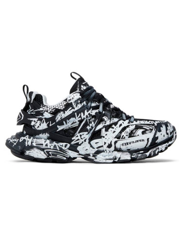 Balenciaga Track Sneaker Graffiti Black White 542023W3RRA1090