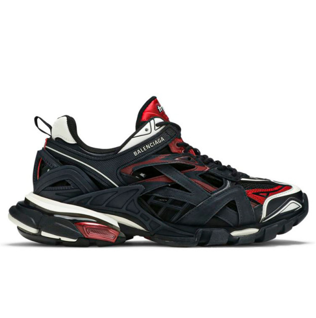 Balenciaga Track 2 Trainer Black Burgundy 568614W2GN36000