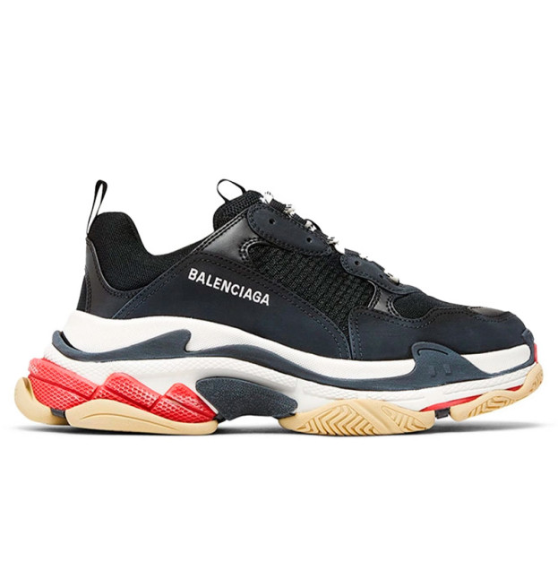 Balenciaga Triple S Black Red 533882W09OM1000