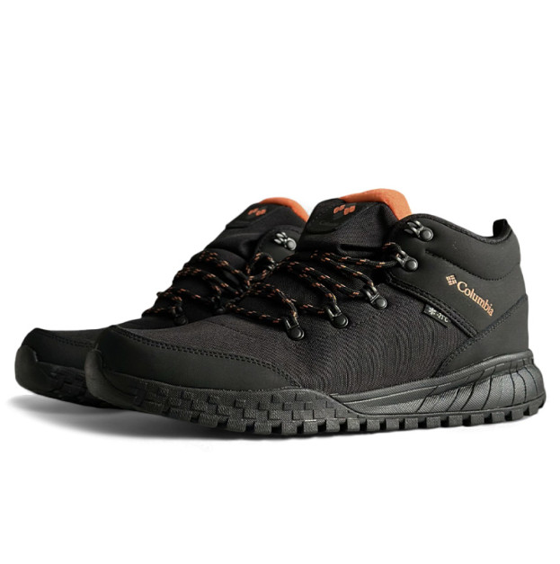 Columbia Fairbanks Waterproof Gore-Tex Mid Black Orange