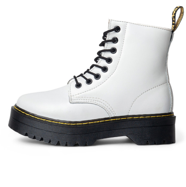 Dr. Martens Jadon WarmWair Platform Boots White С МЕХОМ