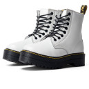 Dr. Martens Jadon WarmWair Platform Boots White С МЕХОМ