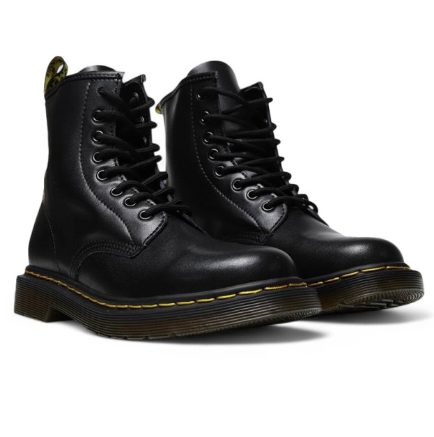 Dr. Martens 1460 Smooth Leather Lace Up Boots Black Two С МЕХОМ