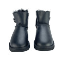 UGG Classic Mini Bailey Bling Leather Black
