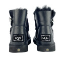 UGG Classic Mini Bailey Bling Leather Black