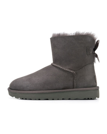 UGG Classic Mini Bailey Bow Grey