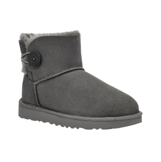 UGG Classic Mini Bailey Button Grey