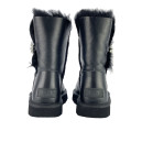 UGG Classic Short Bailey Button Black Bling