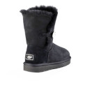 UGG Classic Short Bailey Button Bling Black