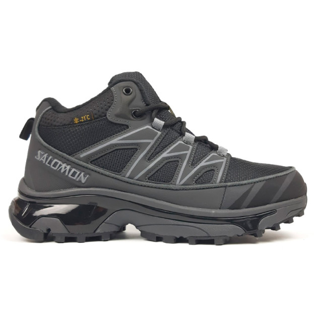 Salomon XT-6 Mid Gore-Tex Black Grey З ХУТРОМ