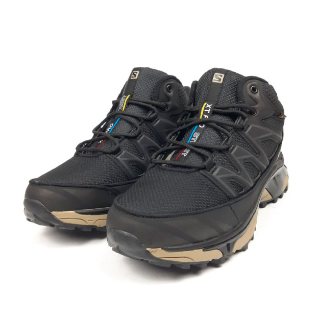 Salomon XT-6 Mid Gore-Tex Black Beige Fur