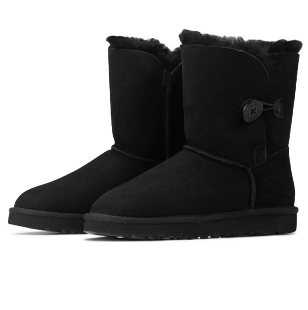 UGG Classic Mini Bailey Button Black II