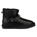UGG Mini Chain Black Leather