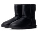 UGG Classic Short II Black Leather