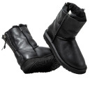 UGG Classic Short Zip Metallic Black II