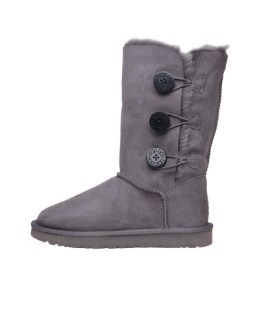 UGG Classic Bailey Button Triplet II Boot Grey 1016227
