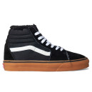 Vans Old Skool High Black White Gum З ХУТРОМ