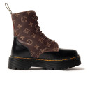 Черевики Dr. Martens Jadon Smooth Leather Platform Boots З ХУТРОМ Різнокольорові