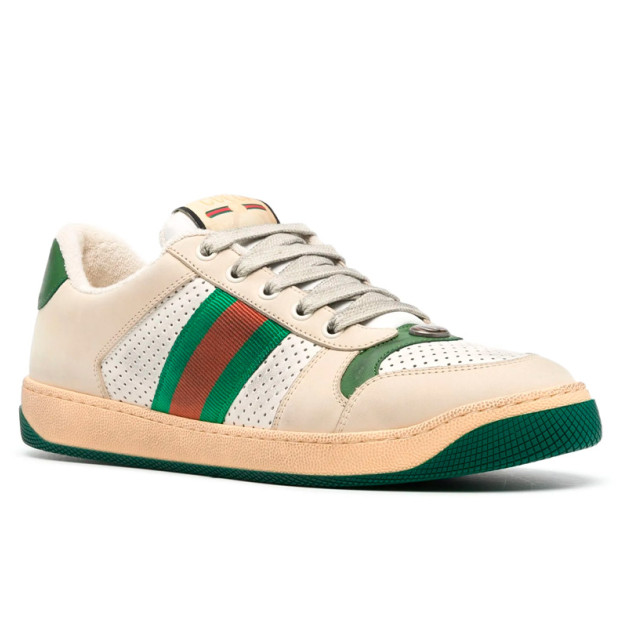 Gucci Screener Distressed Green Orange 570442 0YI20 9582