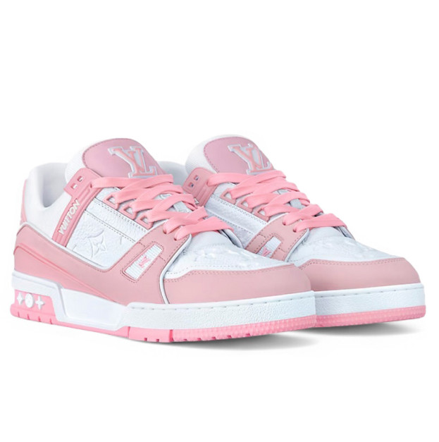 Louis Vuitton Trainer Pink White 1AGZCR
