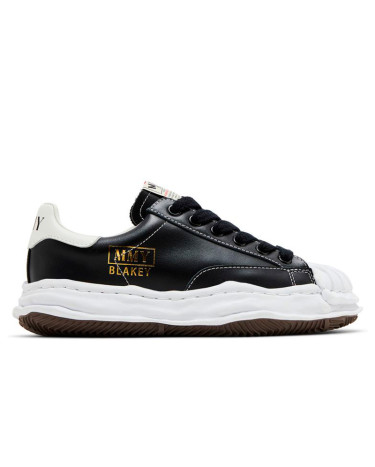 Maison Mihara Yasuhiro Blakey OG Sole Leather Low Black White A06FW702 BLK WHT