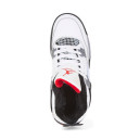 Кросівки Jordan 4 Cement White Grey Black З ХУТРОМ Чорний/білий