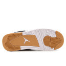 Кросівки Jordan 4 Black White Gum З ХУТРОМ Чорний/білий