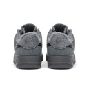 Кроссовки Nike Air Force 1 Low Grey С МЕХОМ Черный/серый