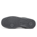 Кроссовки Nike Air Force 1 Low Grey С МЕХОМ Черный/серый