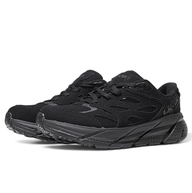 Hoka Clifton Suede Triple Black 1122571-BBLC