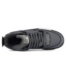 Кросівки Jordan 4 Grey Black White З ХУТРОМ Чорний/сірий