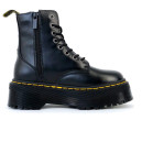 Черевики Dr. Martens Jadon Zip Premium Black З ХУТРОМ Чорний
