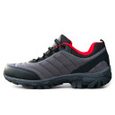 Трекинговые кроссовки Merrell Vibram Grey Red С ФЛИСОМ Черный/серый