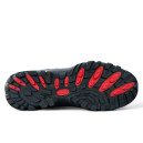 Трекинговые кроссовки Merrell Vibram Grey Red С ФЛИСОМ Черный/серый