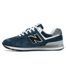 Кросівки New Balance 574 Dark Blue Білий/синій