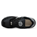 Кросівки New Balance 574 x Stone Island Black Gray З ХУТРОМ Чорний/сірий