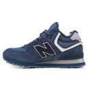 Кросівки New Balance 574 Blue З ХУТРОМ Cиній