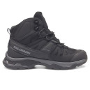 Trekking boots Salomon Quest 4 Mid Thinsulate Gore-Tex Black Gray WITH FUR Black/gray
