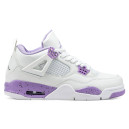 Кросівки Jordan 4 White Purple Фіолетовий
