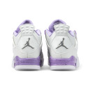 Кросівки Jordan 4 White Purple Фіолетовий