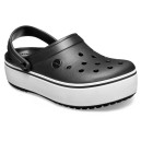 Sabo Crocs Crocband Platform Black White White, Black