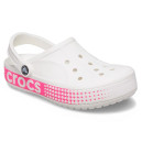 Sabo Crocs Bayaband Logo Motion White White