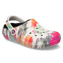 Sabo Crocs Classic Lined Tie-Dye Clog Black Multi Multicolored